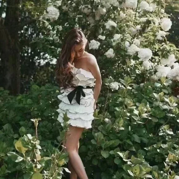 c/meo collective ESTEEMED DRESS WHITE - Picture 4 of 8